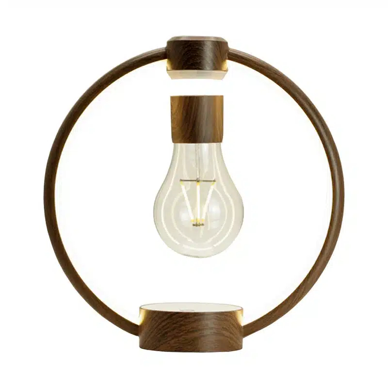 Μαγνητικό Περιστρεφόμενο Επιτραπέζιο Φωτιστικό - Αιωρούμενη Λάμπα με Εφέ Σκούρου Καφέ Ξύλου Home Theory Dark Wood Grain Μαγνητικό Περιστρεφόμενο Επιτραπέζιο Φωτιστικό - Αιωρούμενη Λάμπα με Εφέ Σκούρου Καφέ Ξύλου Home Theory Dark Wood Grain