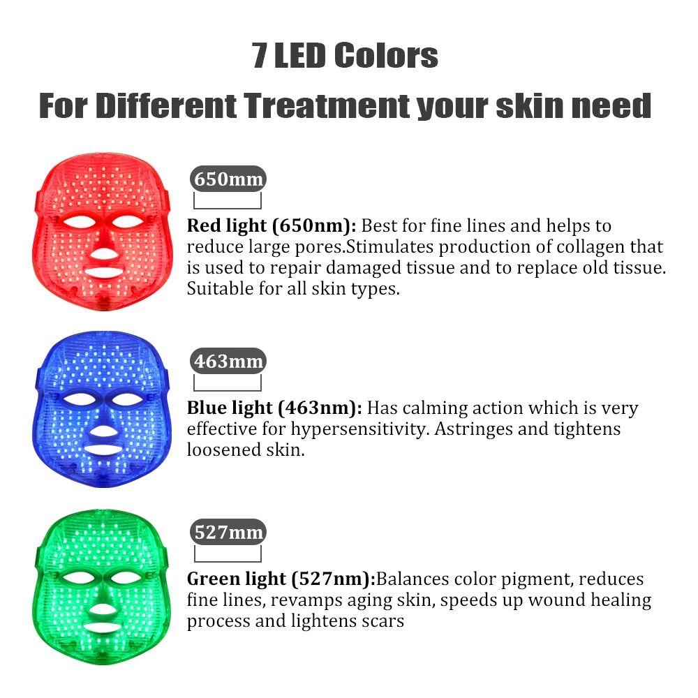 Μάσκα Φωτοθεραπείας Αναζωογόνησης Προσώπου - Λαιμού Αντιγήρανσης και Κατά των Ρυτίδων - LED Μάσκα Φωτοθεραπείας Αναζωογόνησης Προσώπου - Λαιμού Αντιγήρανσης και Κατά των Ρυτίδων - LED