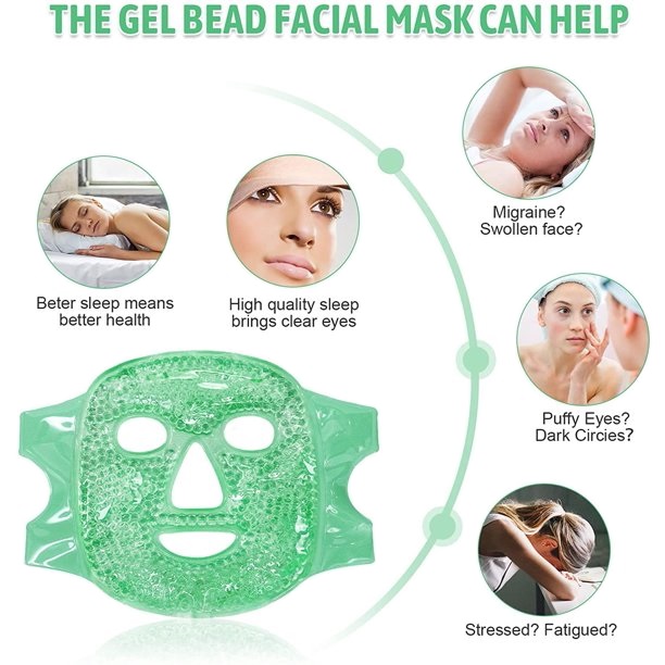 Διπλής Όψεως Μάσκα Προσώπου Gel για Ζεστή & Κρύα Θεραπεία Διπλής Όψεως Μάσκα Προσώπου Gel για Ζεστή & Κρύα Θεραπεία