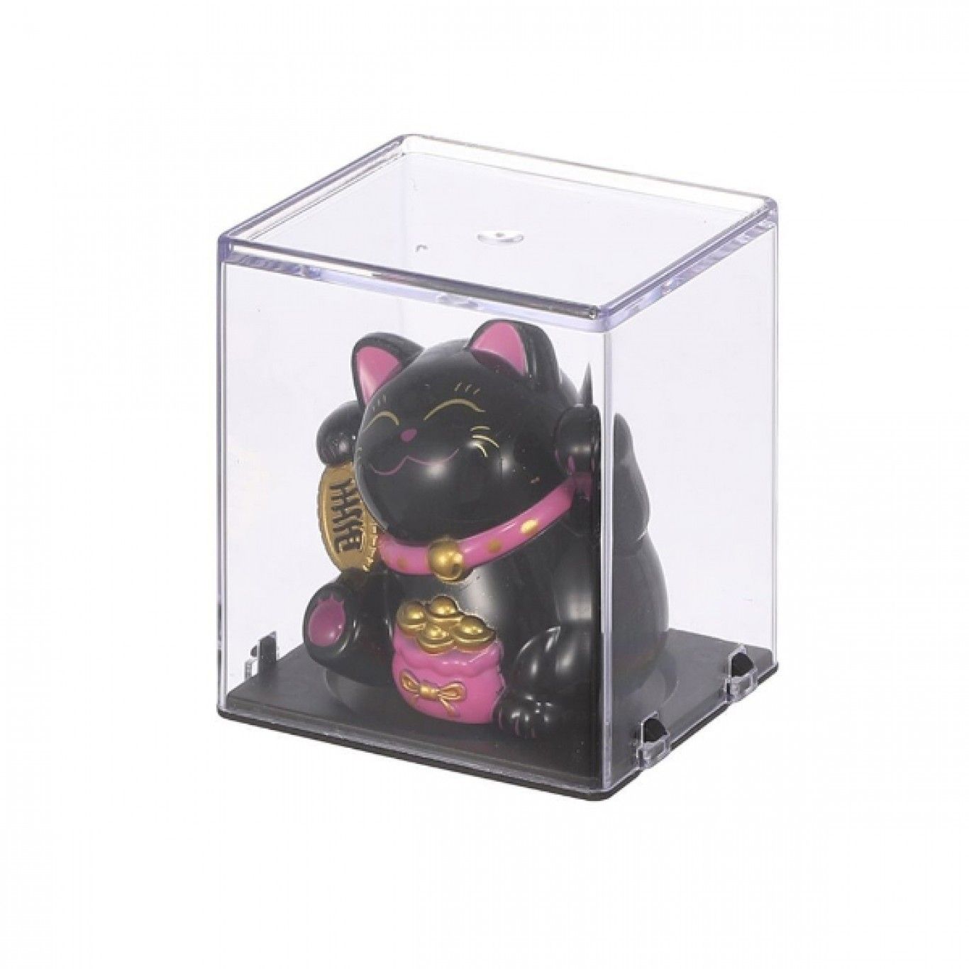 Μαύρη Γάτα Καλωσορίσματος που Λειτουργεί με τον Ηλιο Χωρίς Μπαταρίες σε Προσθήκη- Feng Shui Welcome Cat Solar 6.5cm Μαύρη Γάτα Καλωσορίσματος που Λειτουργεί με τον Ηλιο Χωρίς Μπαταρίες σε Προσθήκη- Feng Shui Welcome Cat Solar 6.5cm