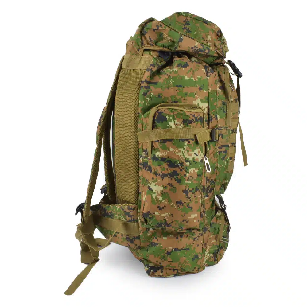 Μεγάλο Αδιάβροχο Επιχειρησιακό Σακίδιο Πλάτης 60L Πεζοπορίας ή Camping – Ψηφιακή Παραλλαγή Μεγάλο Αδιάβροχο Επιχειρησιακό Σακίδιο Πλάτης 60L Πεζοπορίας ή Camping – Ψηφιακή Παραλλαγή