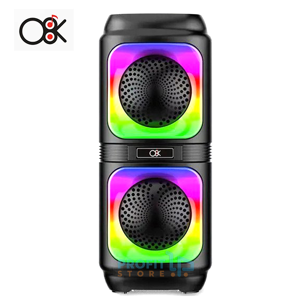 Μεγάλο Φορητό Bluetooth Ηχείο Φωτορυθμικό LED RGB Αυτοενισχυόμενο Ασύρματο με Είσοδο AUX (3,5mm & 6mm) για Μικρόφωνο Karaoke, USB στικ & SD Player Μεγάλο Φορητό Bluetooth Ηχείο Φωτορυθμικό LED RGB Αυτοενισχυόμενο Ασύρματο με Είσοδο AUX (3,5mm & 6mm) για Μικρόφωνο Karaoke, USB στικ & SD Player