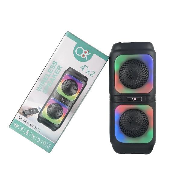 Μεγάλο Φορητό Bluetooth Ηχείο Φωτορυθμικό LED RGB Αυτοενισχυόμενο Ασύρματο με Είσοδο AUX (3,5mm & 6mm) για Μικρόφωνο Karaoke, USB στικ & SD Player Μεγάλο Φορητό Bluetooth Ηχείο Φωτορυθμικό LED RGB Αυτοενισχυόμενο Ασύρματο με Είσοδο AUX (3,5mm & 6mm) για Μικρόφωνο Karaoke, USB στικ & SD Player