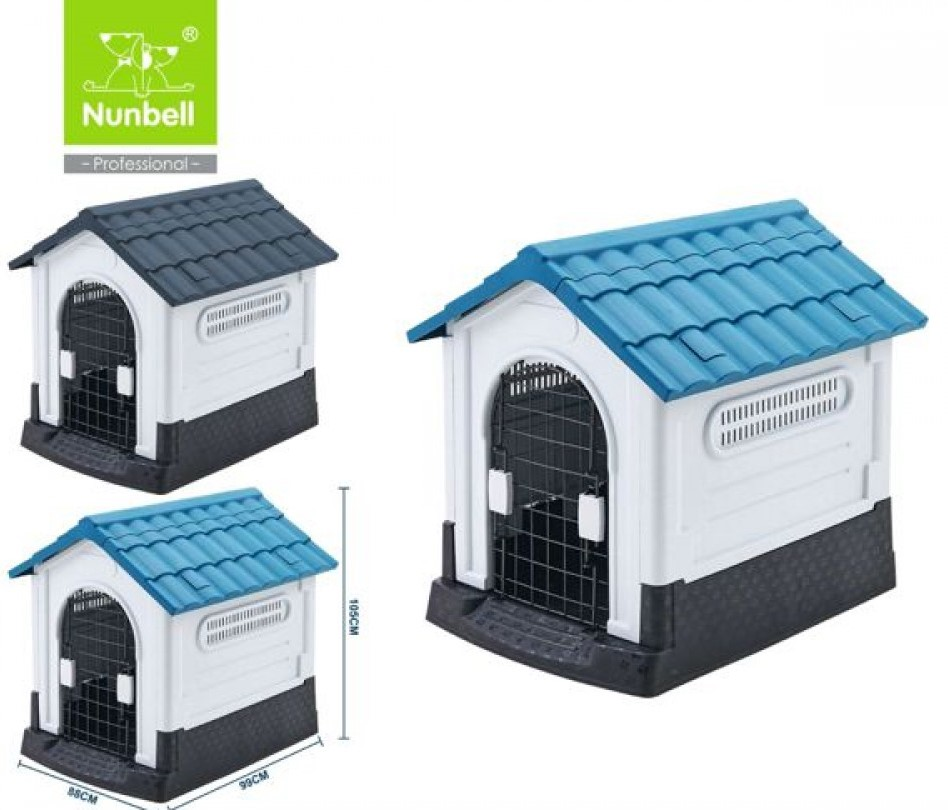 Μεγάλο Σπίτι Σκύλου 88x99x105 εκ από Ανακυκλωμένο Πλαστικό με Μεταλλική Πόρτα Μεγάλο Σπίτι Σκύλου 88x99x105 εκ από Ανακυκλωμένο Πλαστικό με Μεταλλική Πόρτα