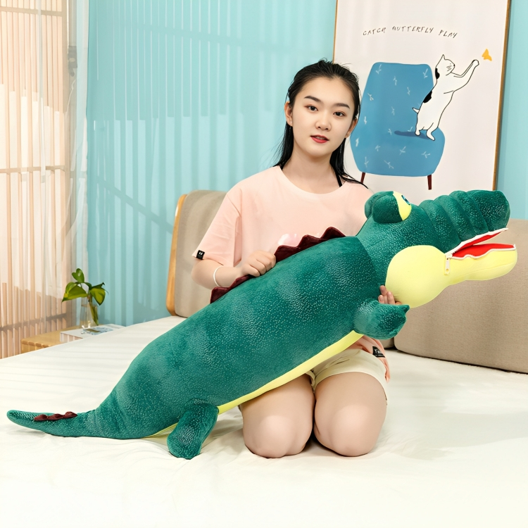 Μεγάλo Βελούδινo Λούτρινo Παιχνίδι Κροκόδειλος - 110x20εκ Μεγάλo Βελούδινo Λούτρινo Παιχνίδι Κροκόδειλος - 110x20εκ