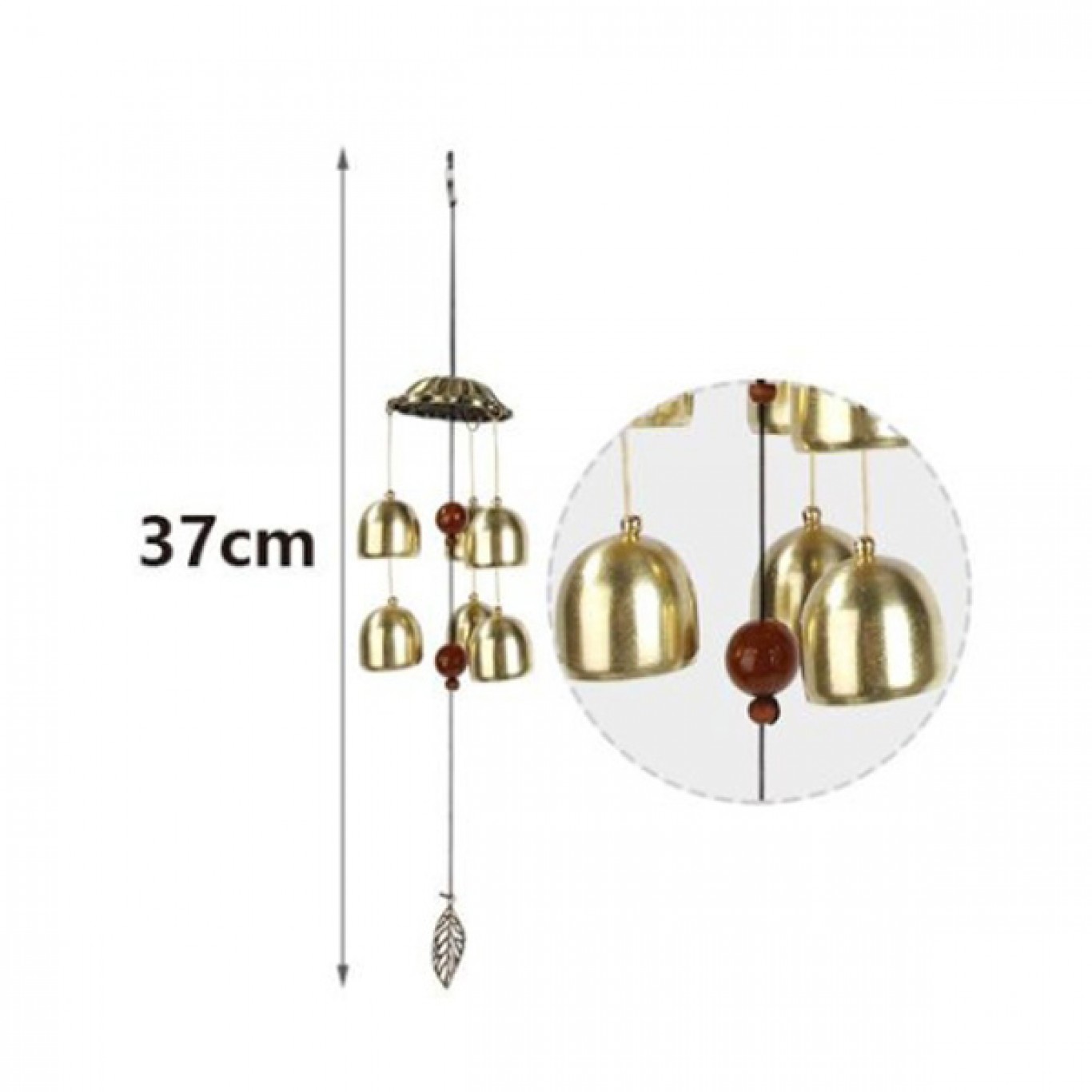 Μελωδός - Κινέζικο Μεταλλικό Κουδούνι Αέρα 37cm Μελωδός - Κινέζικο Μεταλλικό Κουδούνι Αέρα 37cm