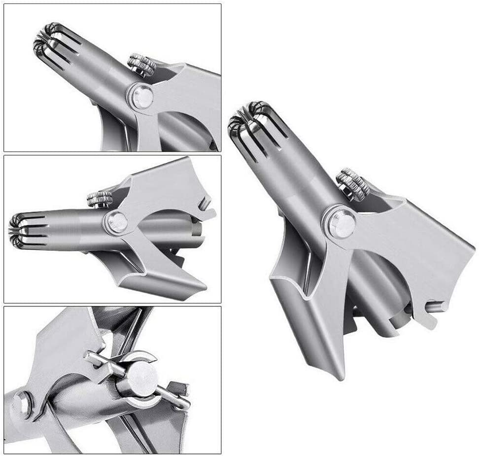 Men Groomer Χειροκίνητη Κουρευτική Μύτης & Αυτιών χωρίς Κοψίματα SafeCut - Exclusive Silver Hawk Hair Trimmer Men Groomer Χειροκίνητη Κουρευτική Μύτης & Αυτιών χωρίς Κοψίματα SafeCut - Exclusive Silver Hawk Hair Trimmer