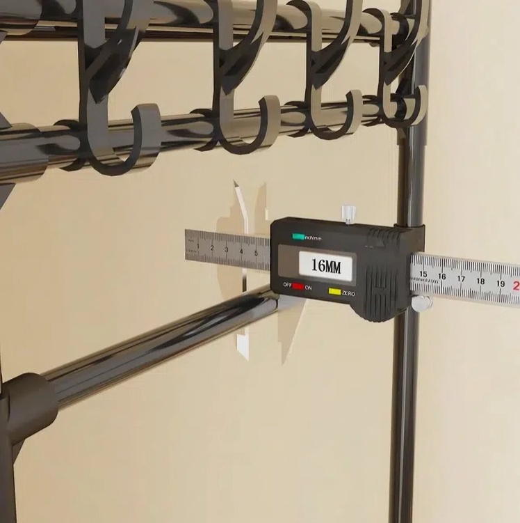 Μεταλλική Γωνιακή Κρεμάστρα Δαπέδου - Παπουτσοθήκη με 3 Ράφια - 185 x 40 x 40 εκ - Three Layers Corner Coat Rack Μεταλλική Γωνιακή Κρεμάστρα Δαπέδου - Παπουτσοθήκη με 3 Ράφια - 185 x 40 x 40 εκ - Three Layers Corner Coat Rack