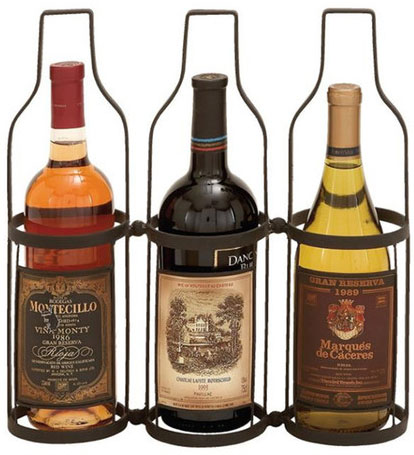 Μεταλλική Κάβα Κρασιών για 3 Μπουκάλια - Bottle Holder Promotion Μεταλλική Κάβα Κρασιών για 3 Μπουκάλια - Bottle Holder Promotion