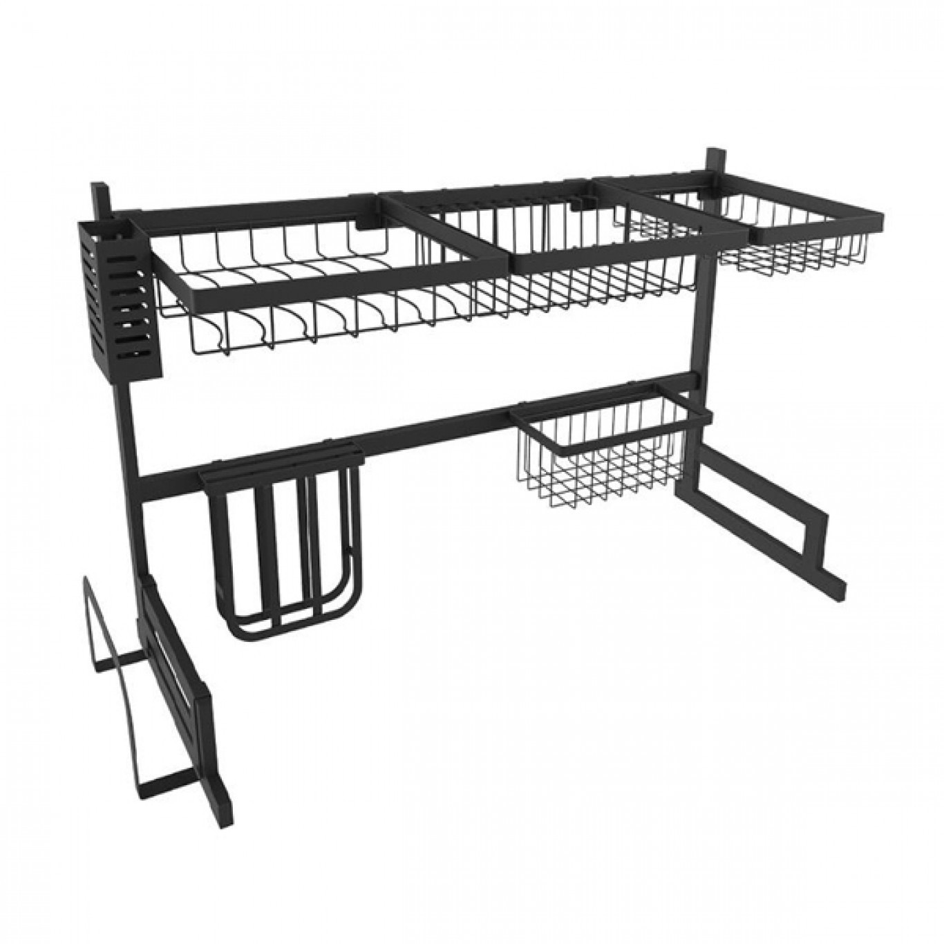 Μεταλλική Πιατοθήκη - Ραφιέρα - Βάση Οργάνωσης - Στεγνωτήρας Νεροχύτη για Όλα τα Σκεύη 65x31x50cm - Μαύρο Μεταλλική Πιατοθήκη - Ραφιέρα - Βάση Οργάνωσης - Στεγνωτήρας Νεροχύτη για Όλα τα Σκεύη 65x31x50cm - Μαύρο