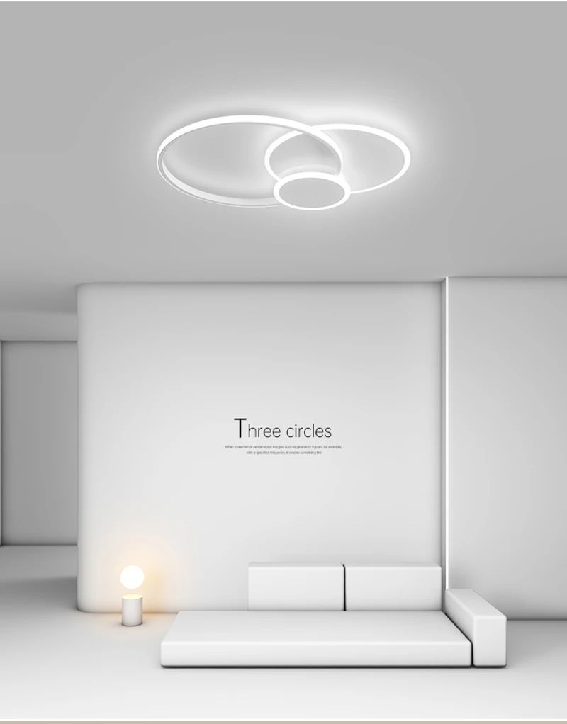 Μεταλλική Πλαφονιέρα Οροφής με 3 Κύκλους 55x43cm 37W 2960LM 220V με Ενσωματωμένα LED σε Ψυχρό Λευκό Φωτισμό 6500K Universo Μεταλλική Πλαφονιέρα Οροφής με 3 Κύκλους 55x43cm 37W 2960LM 220V με Ενσωματωμένα LED σε Ψυχρό Λευκό Φωτισμό 6500K Universo