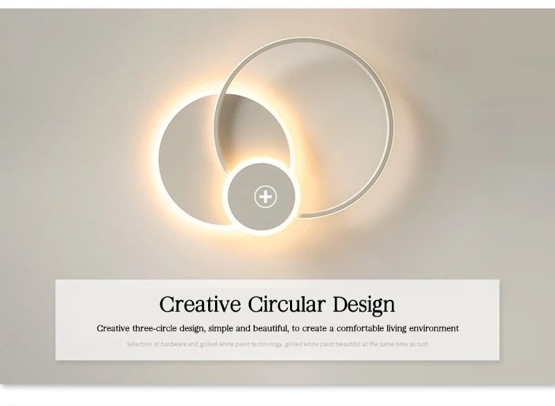 Μεταλλική Πλαφονιέρα Οροφής με 3 Κύκλους 55x43cm 37W 2960LM 220V με Ενσωματωμένα LED σε Ψυχρό Λευκό Φωτισμό 6500K Universo Μεταλλική Πλαφονιέρα Οροφής με 3 Κύκλους 55x43cm 37W 2960LM 220V με Ενσωματωμένα LED σε Ψυχρό Λευκό Φωτισμό 6500K Universo