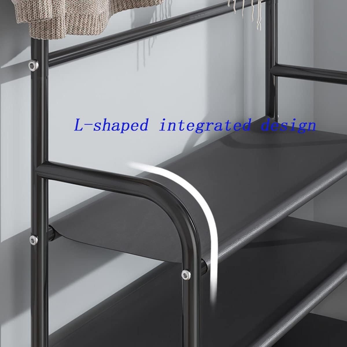 Μεταλλική Ραφιέρα Παπουτσοθήκη 172x57x62 4 Επιπέδων & Κρεμάστρα Εισόδου, Μπάνιου, για Παλτά, Μπουφάν & Καπέλα Έπιπλο Εισόδου Μεταλλική Ραφιέρα Παπουτσοθήκη 172x57x62 4 Επιπέδων & Κρεμάστρα Εισόδου, Μπάνιου, για Παλτά, Μπουφάν & Καπέλα Έπιπλο Εισόδου