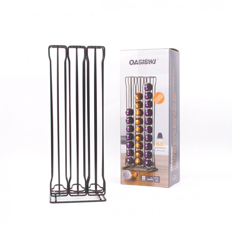 Μεταλλική Βάση για 60 Κάψουλες Καφέ Τύπου Nespresso 13.5x10.5x37cm Μεταλλική Βάση για 60 Κάψουλες Καφέ Τύπου Nespresso 13.5x10.5x37cm