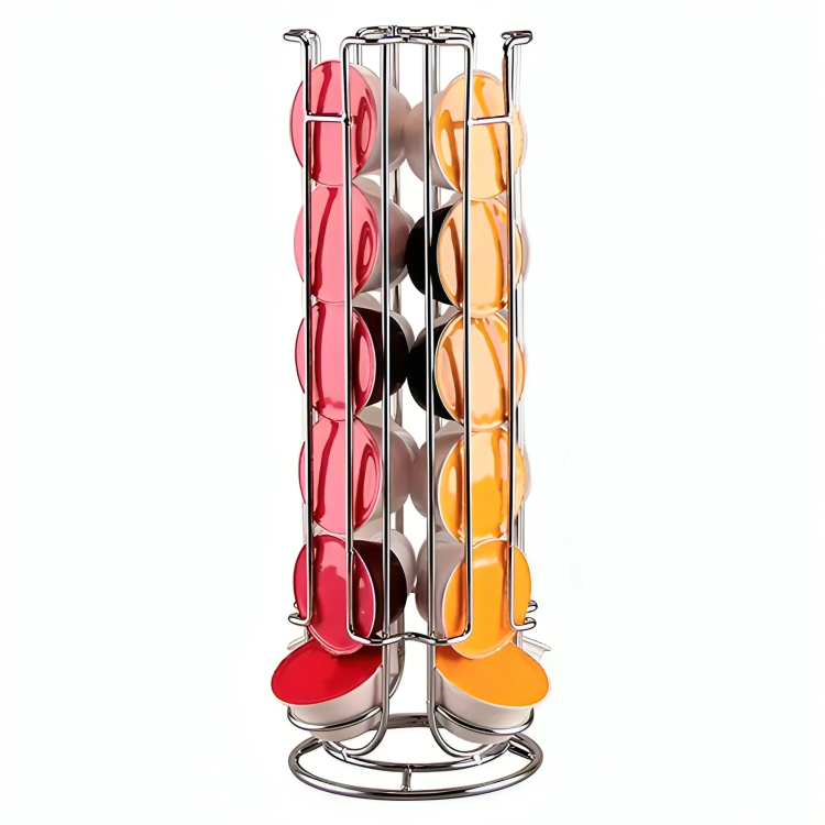 Μεταλλική Βάση για Κάψουλες Καφέ τύπου Dolce Gusto - 11,5 x 11,5 x 32,5cm Μεταλλική Βάση για Κάψουλες Καφέ τύπου Dolce Gusto - 11,5 x 11,5 x 32,5cm