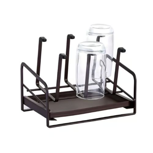 Μεταλλική Βάση για Ποτήρια 22x14x17.5 cm - Σκούρο Καφέ Μεταλλική Βάση για Ποτήρια 22x14x17.5 cm - Σκούρο Καφέ