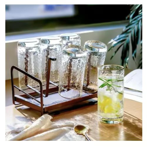 Μεταλλική Βάση για Ποτήρια 22x14x17.5 cm - Σκούρο Καφέ Μεταλλική Βάση για Ποτήρια 22x14x17.5 cm - Σκούρο Καφέ