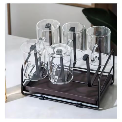 Μεταλλική Βάση για Ποτήρια 22x14x17.5 cm - Σκούρο Καφέ Μεταλλική Βάση για Ποτήρια 22x14x17.5 cm - Σκούρο Καφέ