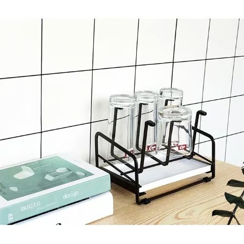 Μεταλλική Βάση για Ποτήρια 22x14x17.5 cm - Σκούρο Καφέ Μεταλλική Βάση για Ποτήρια 22x14x17.5 cm - Σκούρο Καφέ