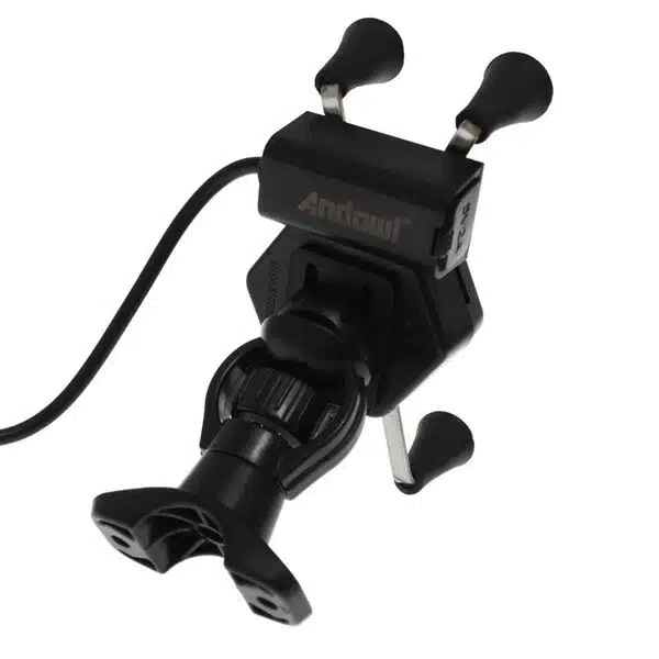 Μεταλλική Βάση Στήριξης Κινητού Andowl για Μηχανή και Ποδήλατο Μεταλλική Βάση Στήριξης Κινητού Andowl για Μηχανή και Ποδήλατο