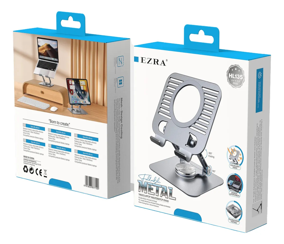 Μεταλλική Βάση Στήριξης Tablet 5–13” Ezra για 3 Συσκευές Ασημί Μεταλλική Βάση Στήριξης Tablet 5–13” Ezra για 3 Συσκευές Ασημί