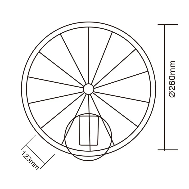 Μεταλλικό Επιτοίχιο Φωτιστικό Απλίκα με Βάση για Λάμπα E27 26cm Μεταλλικό Επιτοίχιο Φωτιστικό Απλίκα με Βάση για Λάμπα E27 26cm