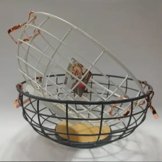 Μεταλλικό Καλάθι Φρούτων & Λαχανικών με Χερούλια 28×12.5 cm – Γκρι Μεταλλικό Καλάθι Φρούτων & Λαχανικών με Χερούλια 28×12.5 cm – Γκρι