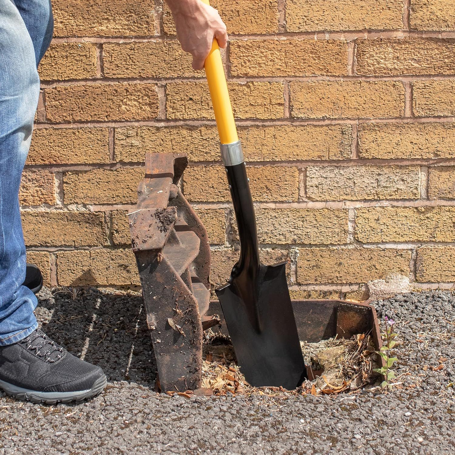 Μεταλλικό Πατόφτυαρο Φτυάρι Κυρτό Κήπου 1020x290x340mm - KMT Μεταλλικό Πατόφτυαρο Φτυάρι Κυρτό Κήπου 1020x290x340mm - KMT