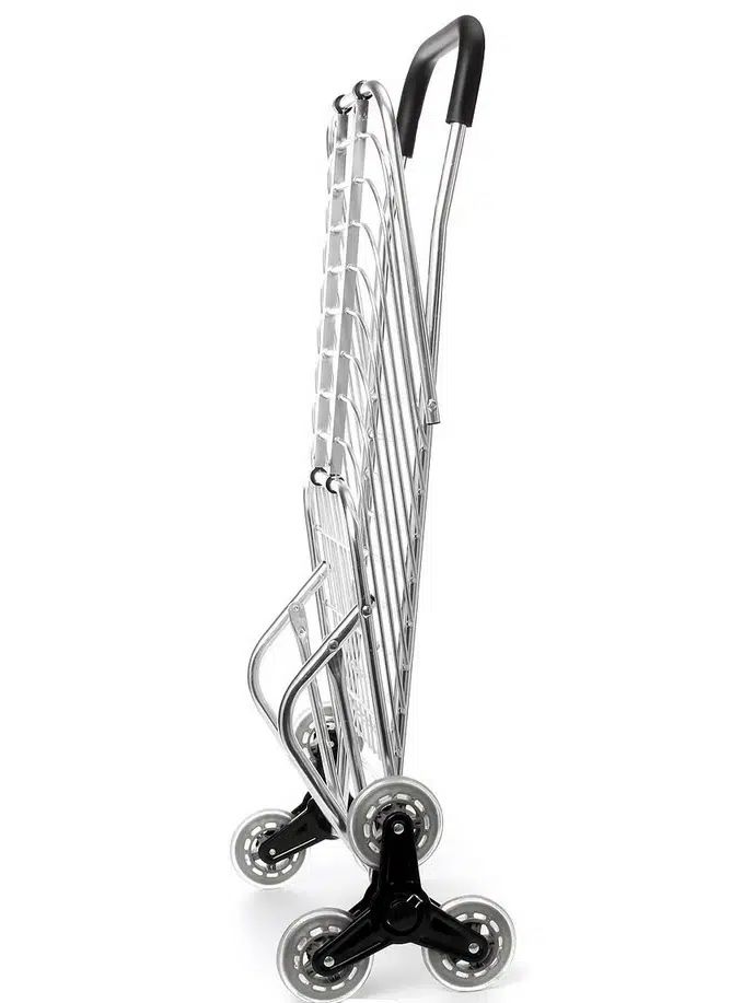 Μεταλλικό Πτυσσόμενο Καρότσι – Τρόλεϊ με 6 Τροχούς Μεταλλικό Πτυσσόμενο Καρότσι – Τρόλεϊ με 6 Τροχούς