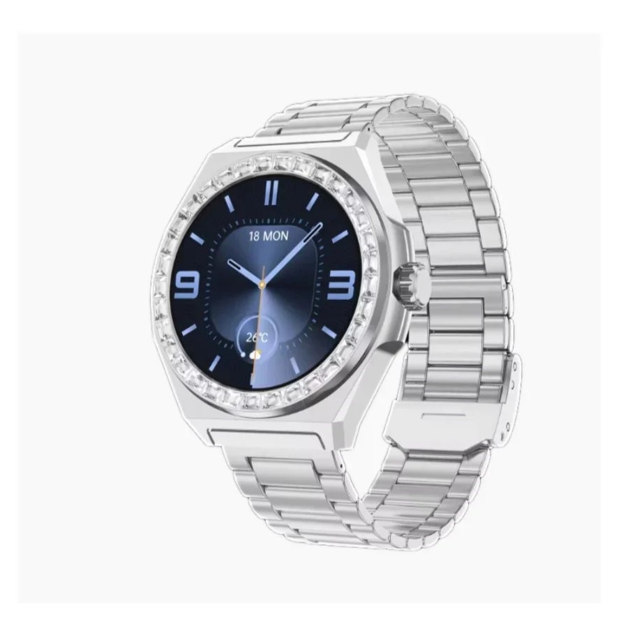 Μεταλλικό Smartwatch με Πολλαπλές Λειτουργίες - Συμβατό με Android & iOS Μεταλλικό Smartwatch με Πολλαπλές Λειτουργίες - Συμβατό με Android & iOS