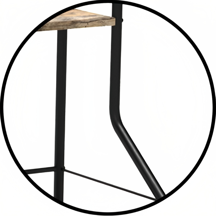 Μεταλλικό Τρόλεϊ - Ραφιέρα με 4 Χώρους και Ροδάκια - 56x35x125cm Μεταλλικό Τρόλεϊ - Ραφιέρα με 4 Χώρους και Ροδάκια - 56x35x125cm