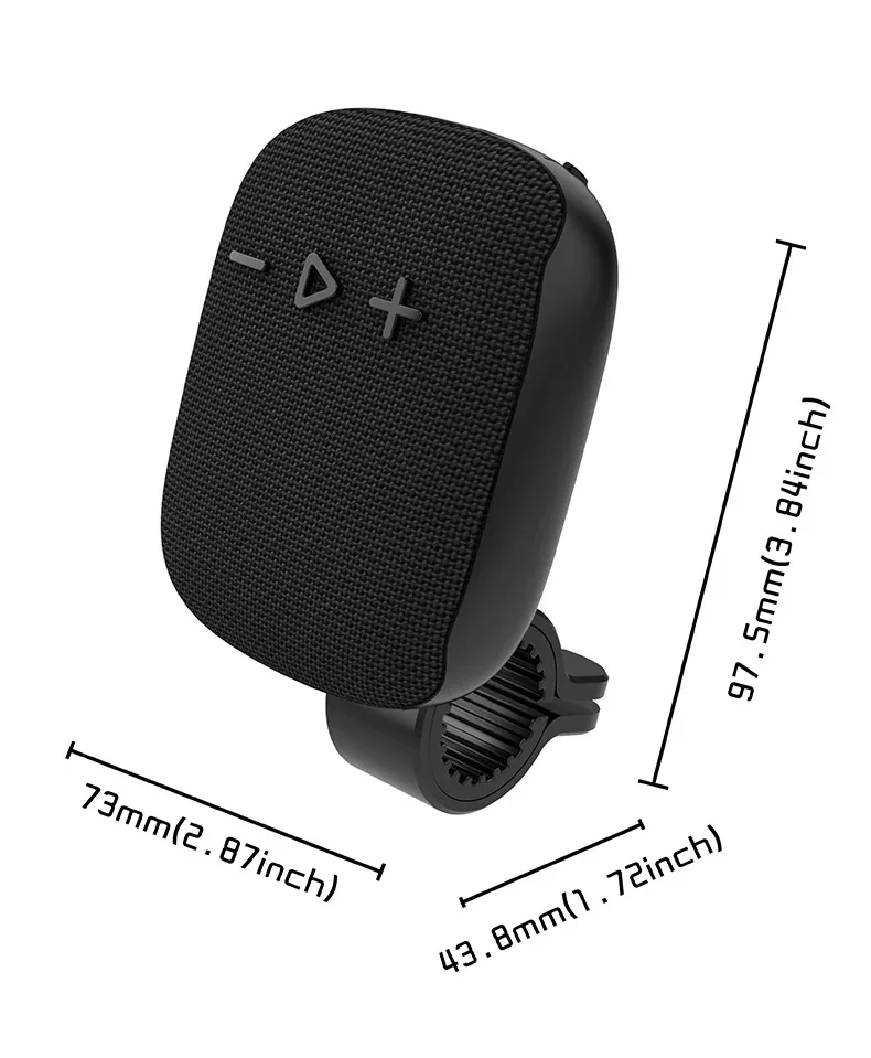Μικρό Φορήτο Ηχείο 5W Bluetooth με Ραδιόφωνο,Κάρτα Μνήμης 32GB και Κλιπ για Τοποθέτηση σε Τιμόνι Ποδηλάτου Μικρό Φορήτο Ηχείο 5W Bluetooth με Ραδιόφωνο,Κάρτα Μνήμης 32GB και Κλιπ για Τοποθέτηση σε Τιμόνι Ποδηλάτου