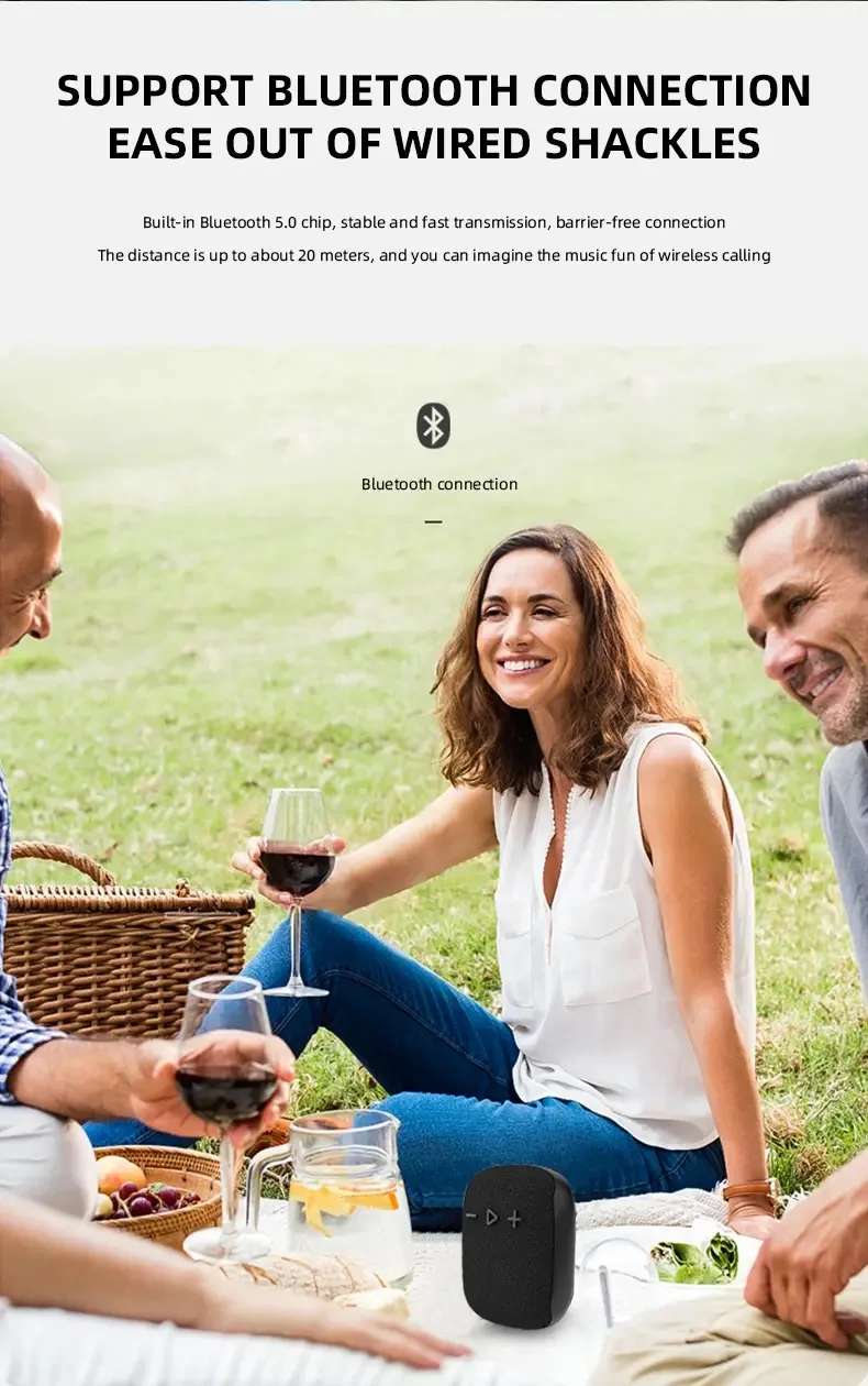 Μικρό Φορήτο Ηχείο 5W Bluetooth με Ραδιόφωνο,Κάρτα Μνήμης 32GB και Κλιπ για Τοποθέτηση σε Τιμόνι Ποδηλάτου Μικρό Φορήτο Ηχείο 5W Bluetooth με Ραδιόφωνο,Κάρτα Μνήμης 32GB και Κλιπ για Τοποθέτηση σε Τιμόνι Ποδηλάτου