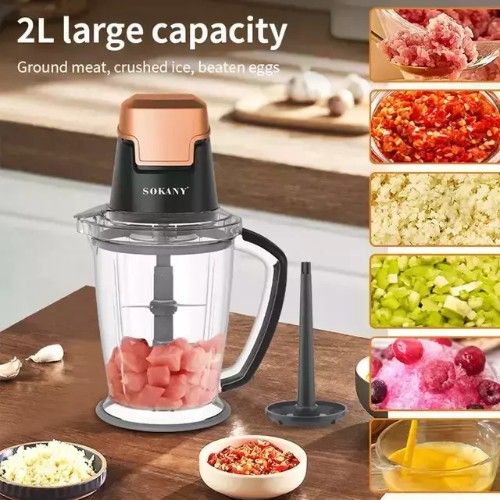 Μίξερ Πολλαπλών Λειτουργιών Sokany Πολυκόπτης Multi 1000W με Ανοξείδωτη Ράβδο Μίξερ Πολλαπλών Λειτουργιών Sokany Πολυκόπτης Multi 1000W με Ανοξείδωτη Ράβδο