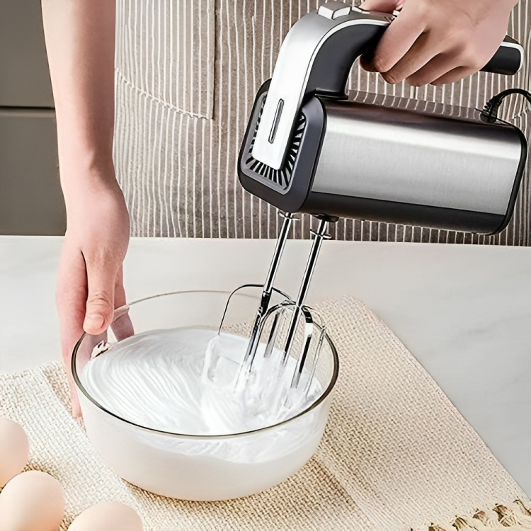 Μίξερ Χειρός 5 Ταχυτήτων με Αναδευτήρες & Γάντζους Ζύμης- 800W Μίξερ Χειρός 5 Ταχυτήτων με Αναδευτήρες & Γάντζους Ζύμης- 800W