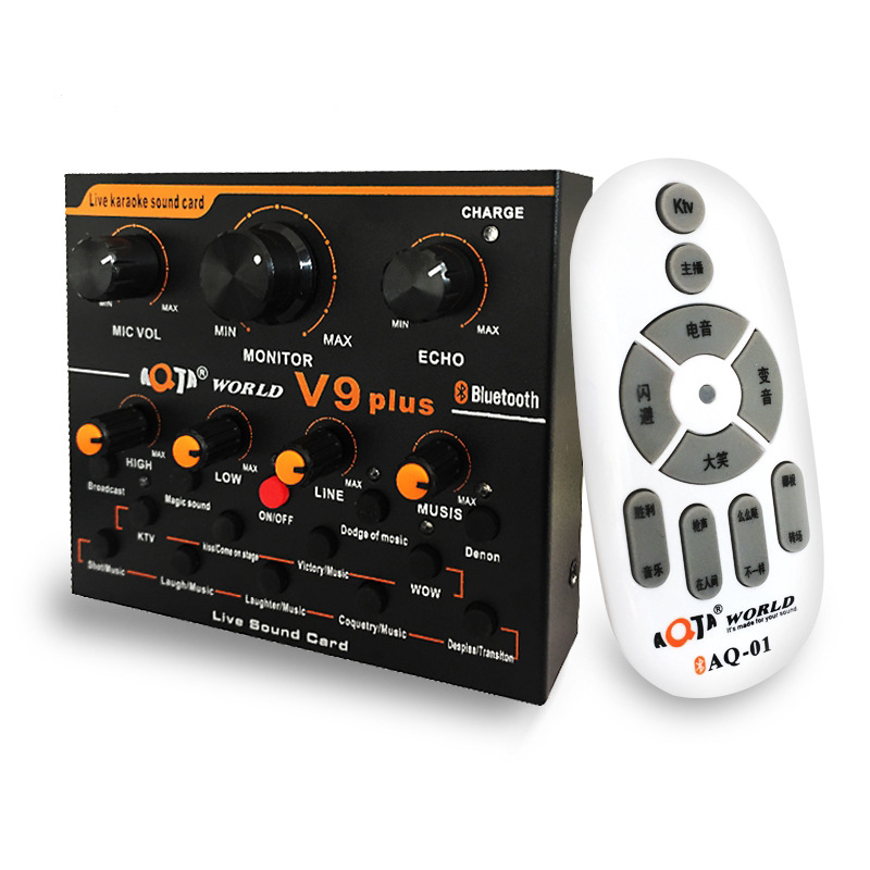 Μίκτης Karaoke Aqta World V9 Plus σε Μαύρο Χρώμα Μίκτης Karaoke Aqta World V9 Plus σε Μαύρο Χρώμα
