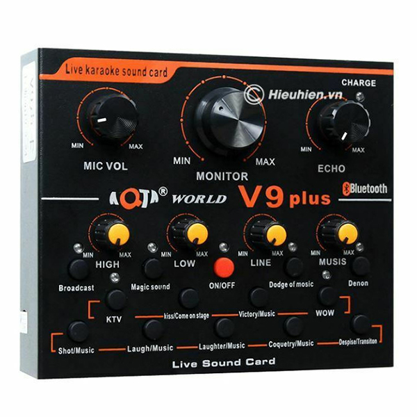 Μίκτης Karaoke Aqta World V9 Plus σε Μαύρο Χρώμα Μίκτης Karaoke Aqta World V9 Plus σε Μαύρο Χρώμα