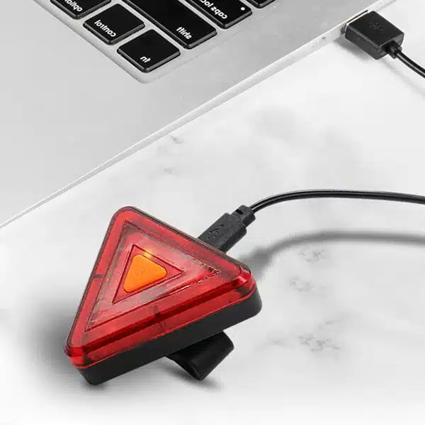 Mini Επαναφορτιζόμενο Προειδοποιητικό Τρίγωνο USB 6 SMD για Ποδήλατα Με 5 Λειτουργίες SOS Mini Επαναφορτιζόμενο Προειδοποιητικό Τρίγωνο USB 6 SMD για Ποδήλατα Με 5 Λειτουργίες SOS