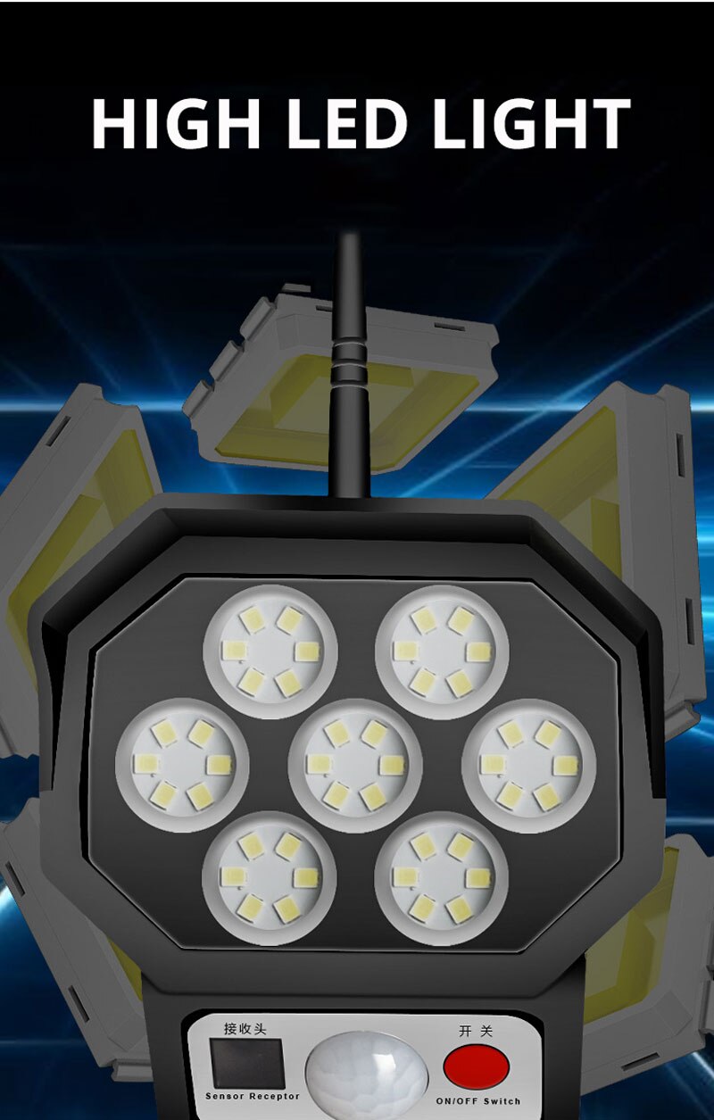 Mini Αδιάβροχο Ηλιακό 42 LED Φωτιστικό Δρόμου & Ομοίωμα Κάμερας Ασφαλείας Dummy με Φωτοκύτταρο, Αισθητήρα Κίνησης & Τηλεχειριστήριο - Μαύρο Mini Αδιάβροχο Ηλιακό 42 LED Φωτιστικό Δρόμου & Ομοίωμα Κάμερας Ασφαλείας Dummy με Φωτοκύτταρο, Αισθητήρα Κίνησης & Τηλεχειριστήριο - Μαύρο