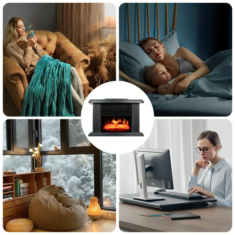 Μίνι Αερόθερμο Τζάκι 1000W με Εφέ Φλόγας & Τηλεχειρισμό - Flame Heater - 23 x 13 x 16cm Μίνι Αερόθερμο Τζάκι 1000W με Εφέ Φλόγας & Τηλεχειρισμό - Flame Heater - 23 x 13 x 16cm