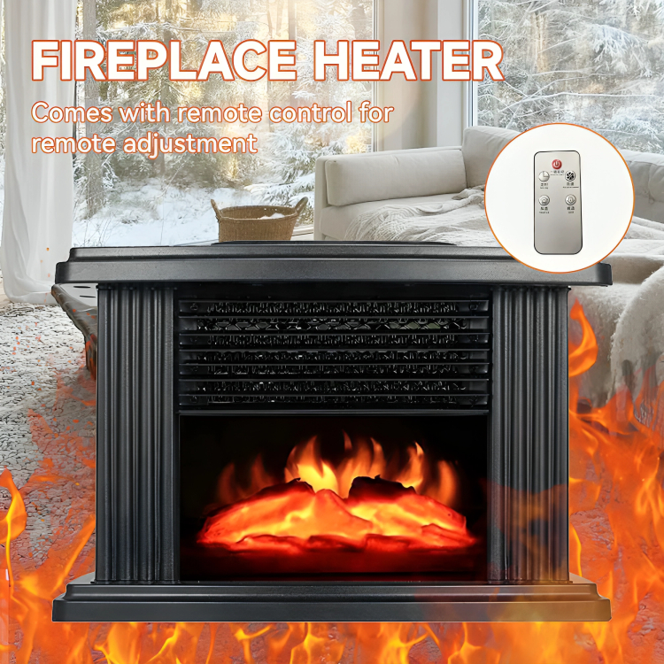 Μίνι Αερόθερμο Τζάκι 1000W με Εφέ Φλόγας & Τηλεχειρισμό - Flame Heater - 23 x 13 x 16cm Μίνι Αερόθερμο Τζάκι 1000W με Εφέ Φλόγας & Τηλεχειρισμό - Flame Heater - 23 x 13 x 16cm