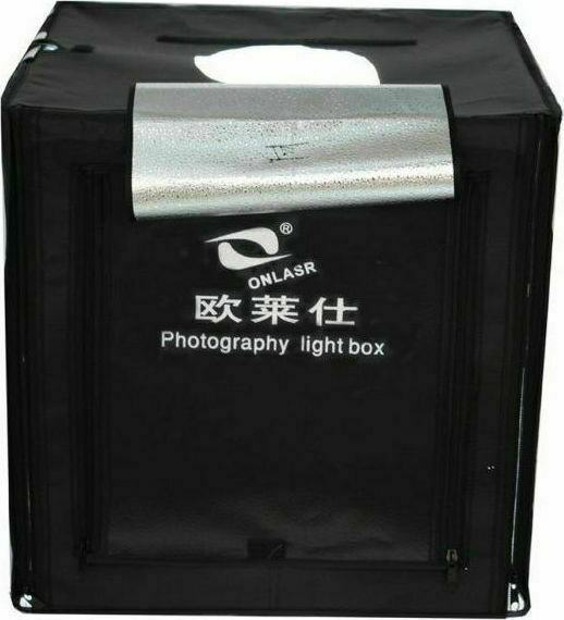 Μίνι Αναδιπλούμενο Στούντιο Φωτογράφισης - Photo Box Onlasr Φωτιζόμενο 40x40x40cm Μίνι Αναδιπλούμενο Στούντιο Φωτογράφισης - Photo Box Onlasr Φωτιζόμενο 40x40x40cm