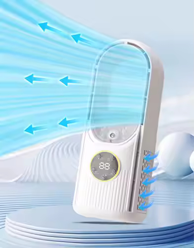 Μίνι Ανεμιστηράκι Χειρός με Σύστημα Υδρονέφωσης, LED Φωτισμό & USB - 30 x 10 cm Μίνι Ανεμιστηράκι Χειρός με Σύστημα Υδρονέφωσης, LED Φωτισμό & USB - 30 x 10 cm