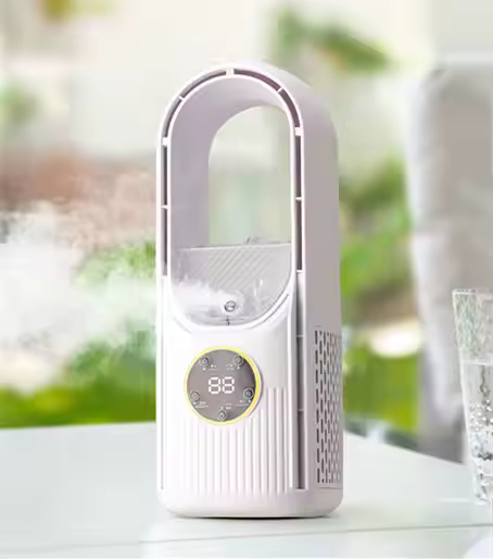 Μίνι Ανεμιστηράκι Χειρός με Σύστημα Υδρονέφωσης, LED Φωτισμό & USB - 30 x 10 cm Μίνι Ανεμιστηράκι Χειρός με Σύστημα Υδρονέφωσης, LED Φωτισμό & USB - 30 x 10 cm