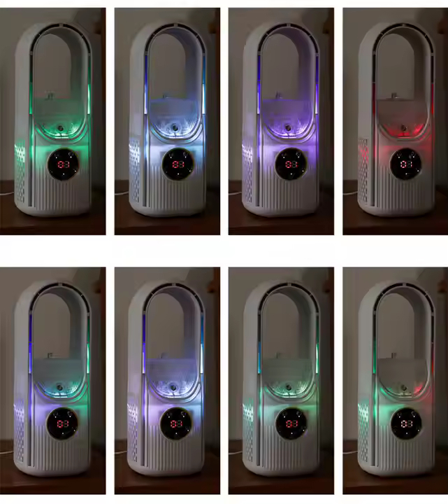 Μίνι Ανεμιστηράκι Χειρός με Σύστημα Υδρονέφωσης, LED Φωτισμό & USB - 30 x 10 cm Μίνι Ανεμιστηράκι Χειρός με Σύστημα Υδρονέφωσης, LED Φωτισμό & USB - 30 x 10 cm