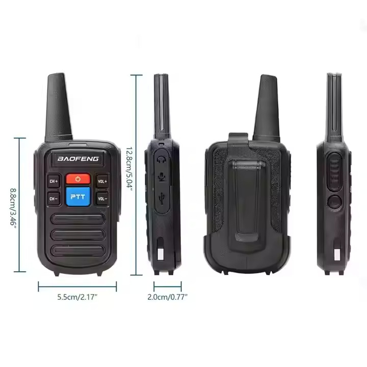 Μίνι Ασύρματοι Φορητοί Πομποδέκτες Walkie Talkie Χωρίς Οθόνη - Αμφίδρομη Eνδοεπικοινωνία UHF - VHF Σετ 2 τεμαχίων - Baofeng Μίνι Ασύρματοι Φορητοί Πομποδέκτες Walkie Talkie Χωρίς Οθόνη - Αμφίδρομη Eνδοεπικοινωνία UHF - VHF Σετ 2 τεμαχίων - Baofeng