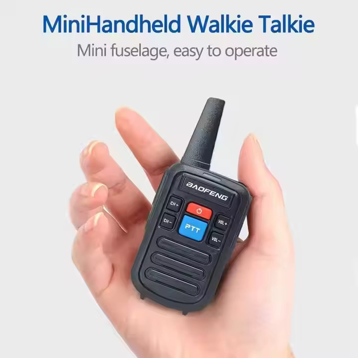 Μίνι Ασύρματοι Φορητοί Πομποδέκτες Walkie Talkie Χωρίς Οθόνη - Αμφίδρομη Eνδοεπικοινωνία UHF - VHF Σετ 2 τεμαχίων - Baofeng Μίνι Ασύρματοι Φορητοί Πομποδέκτες Walkie Talkie Χωρίς Οθόνη - Αμφίδρομη Eνδοεπικοινωνία UHF - VHF Σετ 2 τεμαχίων - Baofeng