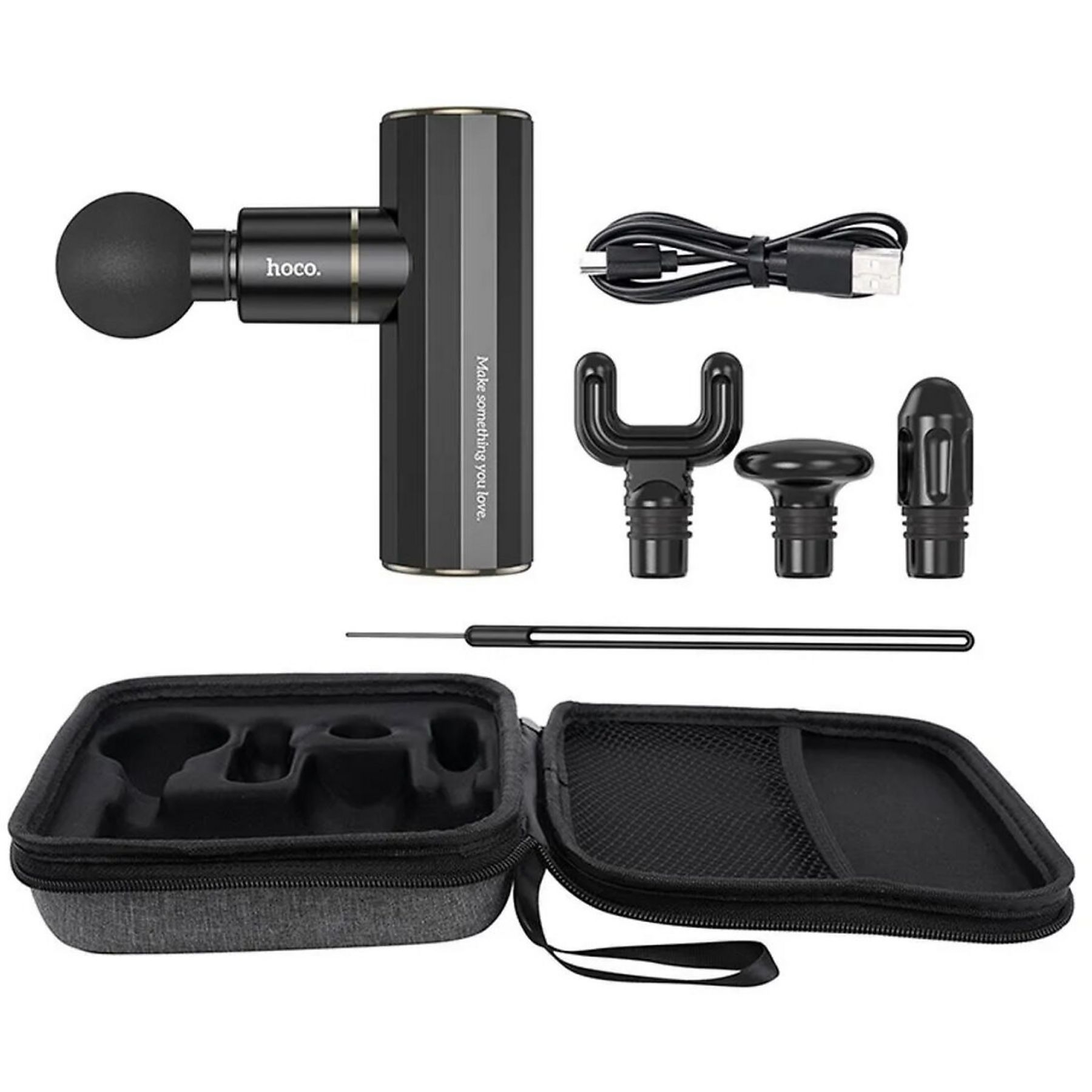 Μίνι Αθόρυβη Επαναφορτιζόμενη Συσκευή Μασάζ για το Σώμα & τα Πόδια - HOCO Μίνι Αθόρυβη Επαναφορτιζόμενη Συσκευή Μασάζ για το Σώμα & τα Πόδια - HOCO