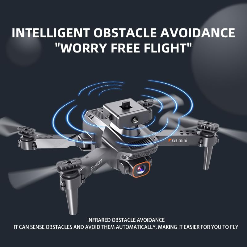 Mini Drone Με Διπλή Κάμερα HD Και Αποφυγή Εμποδίων PiHOT Mini Drone Με Διπλή Κάμερα HD Και Αποφυγή Εμποδίων PiHOT