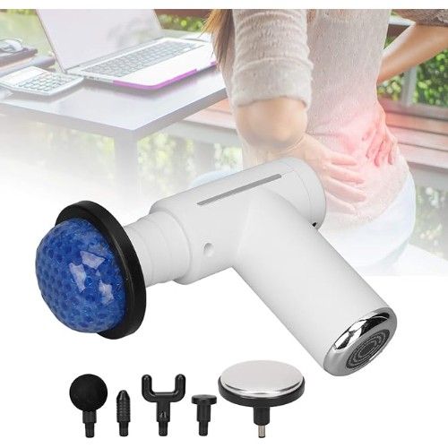 Μίνι Επαναφορτιζόμενη Eπαγγελματική Συσκευή Μασάζ Δονήσεων για το Σώμα με 6 Διαφορετικά Εξαρτήματα 6 Ταχύτητες- Αθλητικό Μασάζ, Ανάκαμψης & Αποκατάστασης - MDHLL Λευκό Μίνι Επαναφορτιζόμενη Eπαγγελματική Συσκευή Μασάζ Δονήσεων για το Σώμα με 6 Διαφορετικά Εξαρτήματα 6 Ταχύτητες- Αθλητικό Μασάζ, Ανάκαμψης & Αποκατάστασης - MDHLL Λευκό